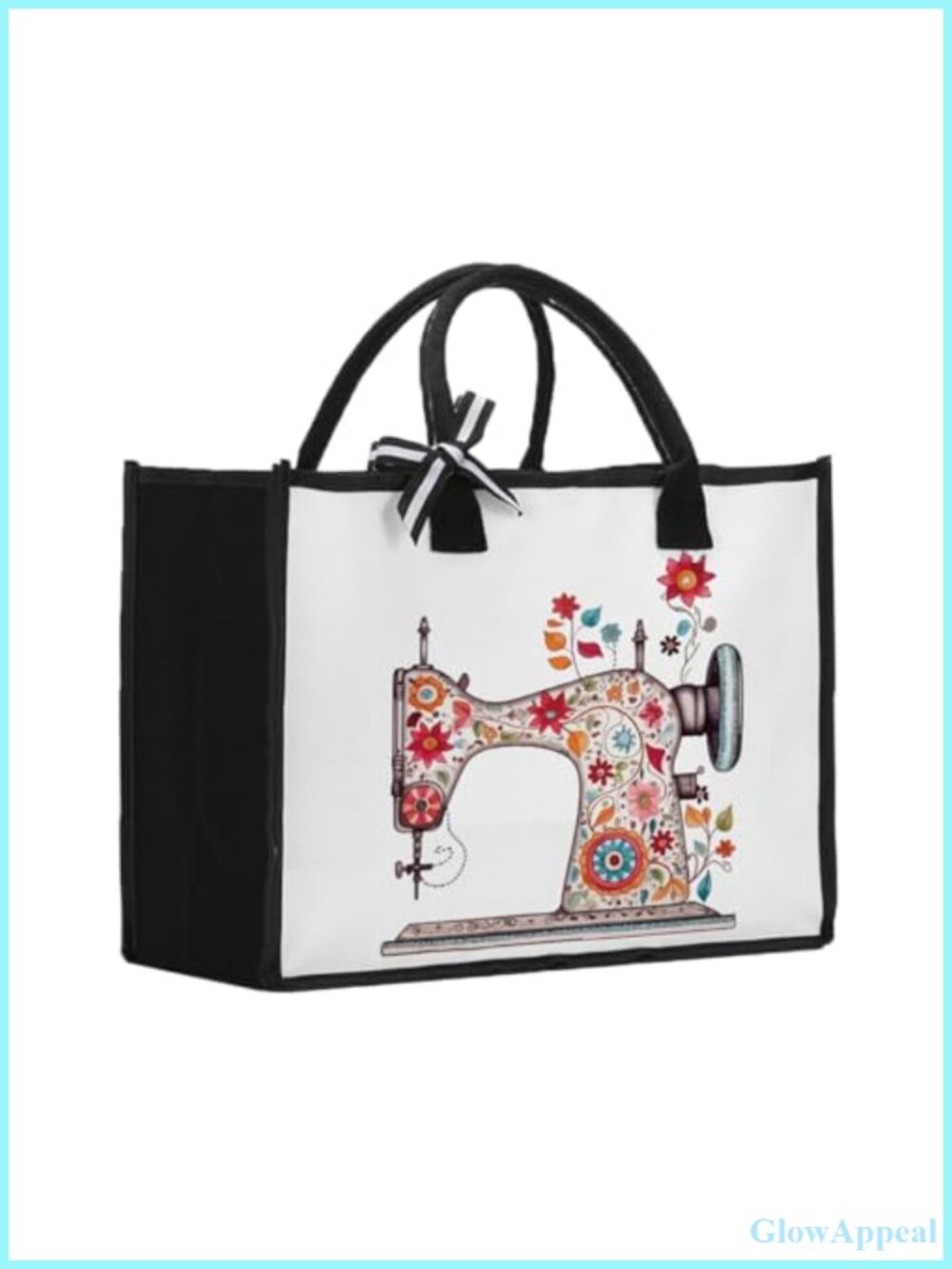 Large Canvas Tote Bag Reusable Shoulder Strap Gift for Women